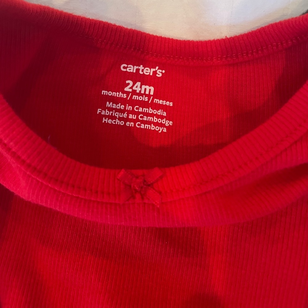 🆕 Carter’s 2 piece toddler outfit Sz 24 months D5 - Picture 6 of 8